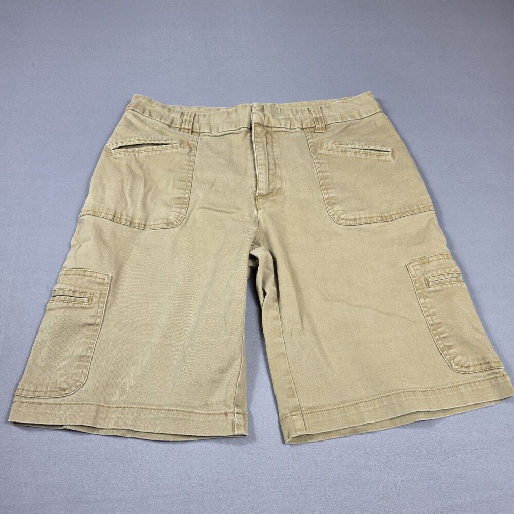 Northcrest Classic Bermuda Cargo Shorts Womens Size 10 90s Y2K Vibe